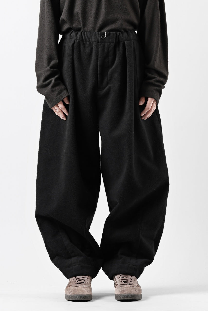 CAPERTICA BALLOON PANTS / NAPPING MOLESKIN (BLACK)