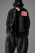 画像をギャラリービューアに読み込む, FULLCOUNT Type 1 Black Denim Jacket / 13.7oz Zimbabwe Selvedge Denim (BLACK)