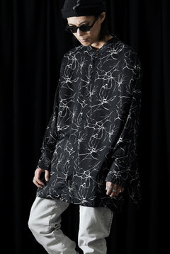 画像をギャラリービューアに読み込む, thom/krom RELAXED AOP SHIRT / SOFT VISCOSE (MARBLE PRINT)