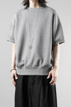 画像をギャラリービューアに読み込む, N/07 CINCHED HEM TOP / RIBBED CARDBOARD KNIT JERSEY (GREY)