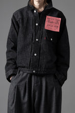 画像をギャラリービューアに読み込む, FULLCOUNT Type 1 Black Denim Jacket / 13.7oz Zimbabwe Selvedge Denim (BLACK)