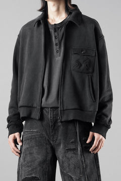 画像をギャラリービューアに読み込む, Professor.E AGED SINGLE POCKET JACKET (WASHED BLACK)【26SS PRE SALE】