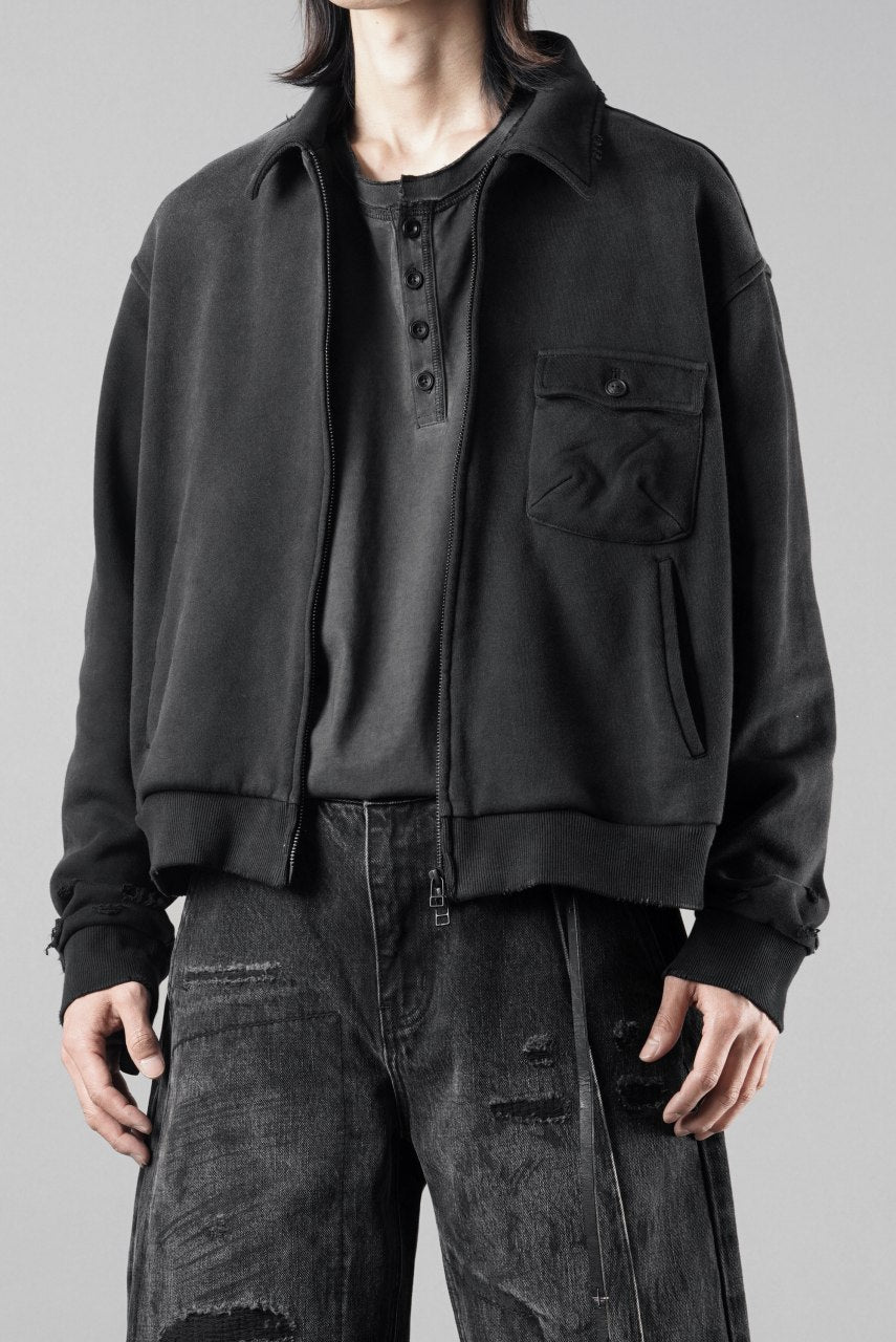 画像をギャラリービューアに読み込む, Professor.E AGED SINGLE POCKET JACKET (WASHED BLACK)【26SS PRE SALE】