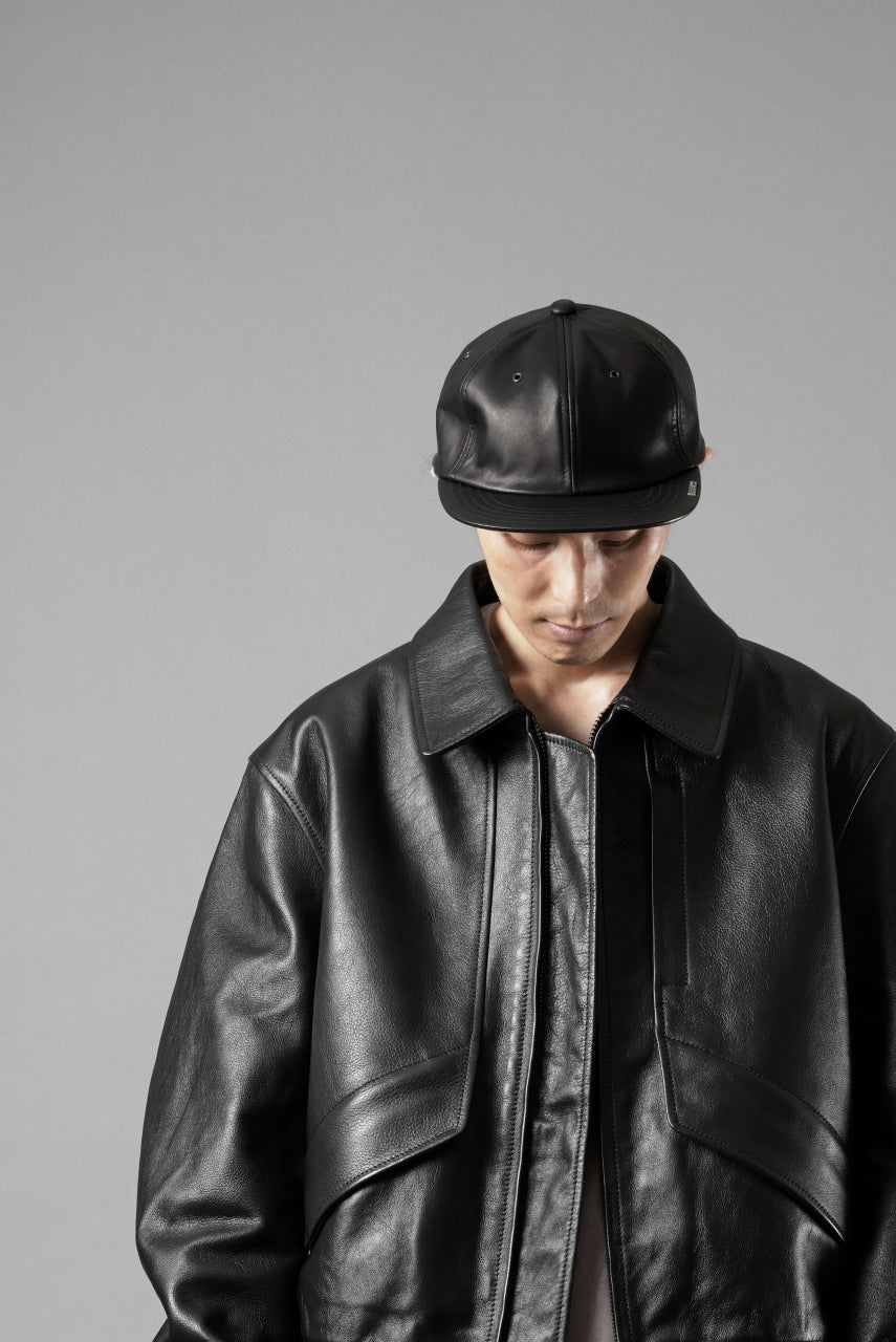 画像をギャラリービューアに読み込む, ISAMU KATAYAMA BACKLASH FLAT VISOR CAP / MONOCHROME LUXURY STEER (BLACK)