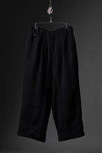 Load image into Gallery viewer, Aleksandr Manamis exclusive WOOLEN POCKET WIDE PANT (BLACK)