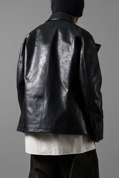 画像をギャラリービューアに読み込む, ierib exclusive Jean Coat-Blouson / Horse Nubuck Leather (BLACK)