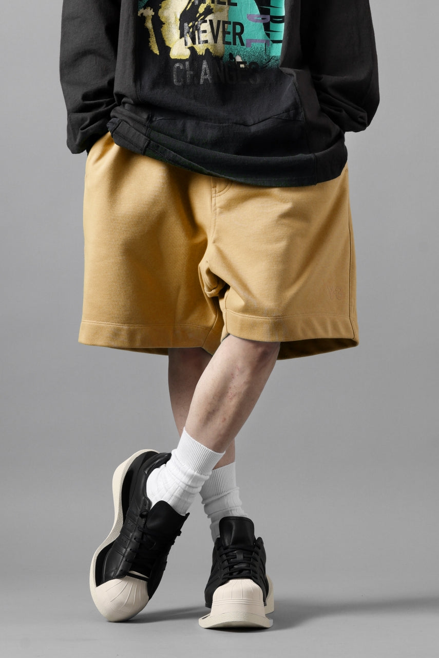 Y-3 Yohji Yamamoto SHORT PANTS / FRENCH TERRY (SHADOW RED)