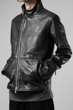 画像をギャラリービューアに読み込む, Portaille exclusive wp001 MOTO JACKET / ROMA SOFT TANNED LEATHER (BLACK)