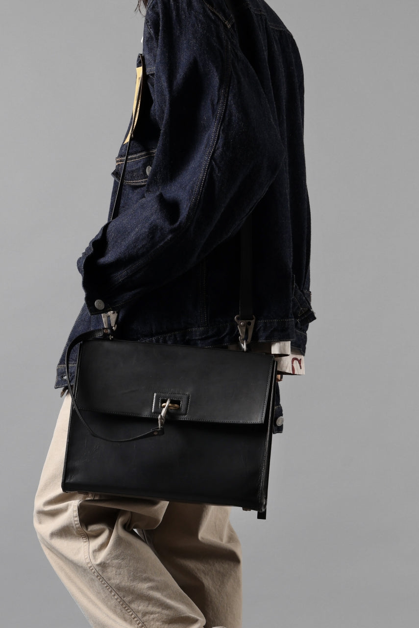画像をギャラリービューアに読み込む, ierib exclusive DIMM Bag 30SP / Horse Nubuck Leather (BLACK)