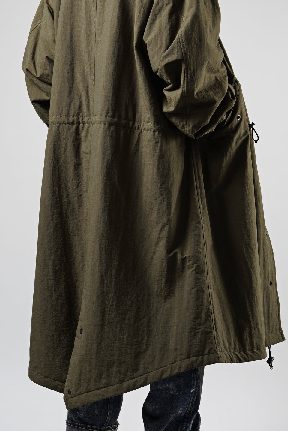 Load image into Gallery viewer, Y's for men MODS COAT / NYLON TASLAN with THINSULATE (KHAKI)