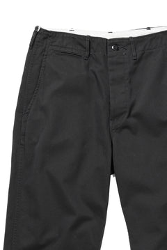 画像をギャラリービューアに読み込む, FULLCOUNT 1153 U.S.ARMY TAPERED CHINO TROUSERS (BLACK)