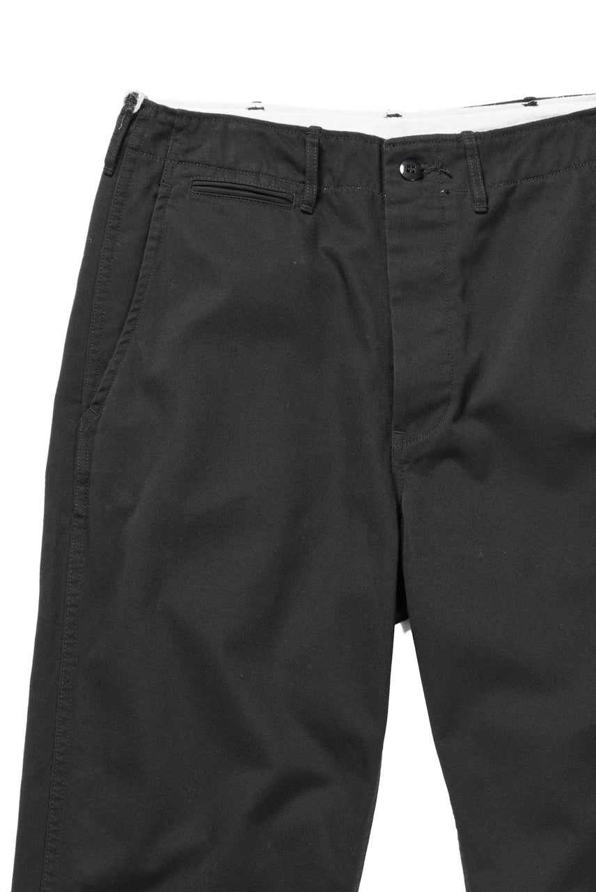 画像をギャラリービューアに読み込む, FULLCOUNT 1153 U.S.ARMY TAPERED CHINO TROUSERS (BLACK)
