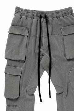 画像をギャラリービューアに読み込む, thom/krom MATMIX CARGO TROUSERS / STRUCTURED SOFT JERSEY (USED GREY)