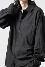 画像をギャラリービューアに読み込む, Professor.E EMBROIDERED SHIRT (BLACK)