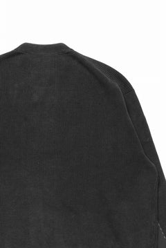 画像をギャラリービューアに読み込む, Professor.E DOUBLED BREASTED AGED KNIT (BLACK)