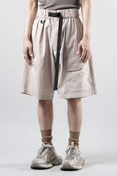 画像をギャラリービューアに読み込む, Y-3 Yohji Yamamoto UT WIDE LEG SHORTS (LIGHT BROWN)