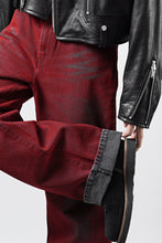 画像をギャラリービューアに読み込む, LITTLEBIG Flocked Denim Pants (RED)