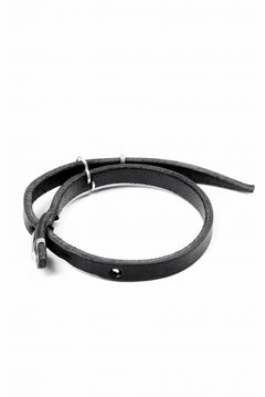 画像をギャラリービューアに読み込む, m.a+ extra thin bracelet / A-F0LA1 / GR 3.0 (BLACK)