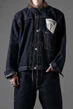 画像をギャラリービューアに読み込む, FULLCOUNT WWⅡ model Brown Cotton Denim Jacket / 13.7oz Zimbabwe Selvedge Denim (INDIGO BLUE / ONE WAHED)