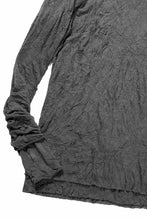 画像をギャラリービューアに読み込む, A.F ARTEFACT CRUMPLE DOUBLE LAYER L/S TOPS (GREY x GREY)