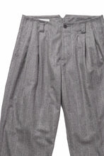 画像をギャラリービューアに読み込む, Hannibal. Wide Pleated Trousers / Homer 222. (GREY MARBLE)