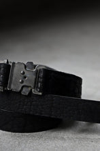 画像をギャラリービューアに読み込む, ierib detachable buckle belt / one piece rough bull (BLACK)