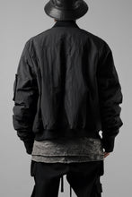 画像をギャラリービューアに読み込む, thom/krom MA-1 BOMBER JACKET / WARM PADDED (BLACK)