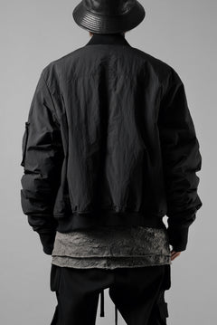 画像をギャラリービューアに読み込む, thom/krom MA-1 BOMBER JACKET / WARM PADDED (BLACK)