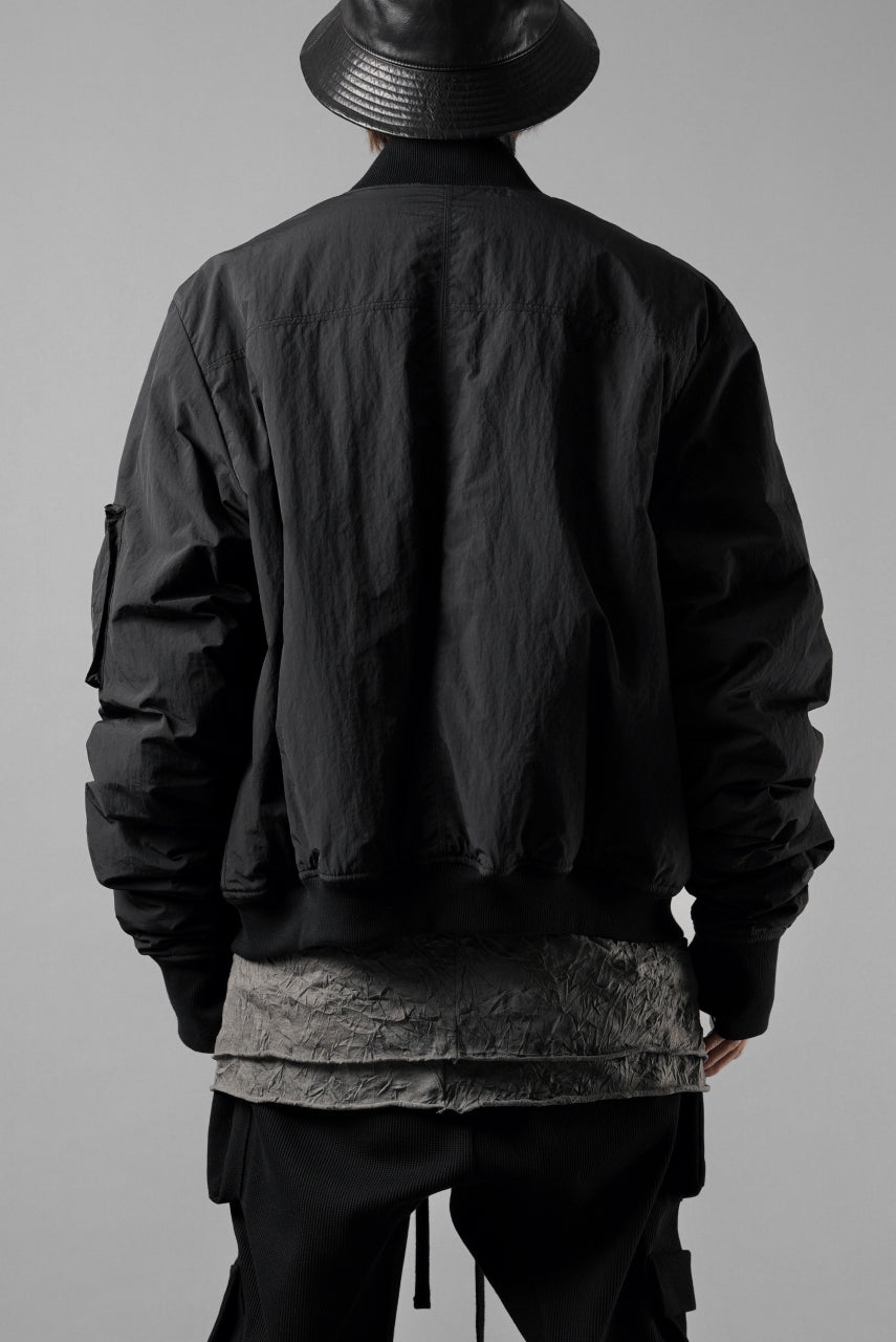 画像をギャラリービューアに読み込む, thom/krom MA-1 BOMBER JACKET / WARM PADDED (BLACK)