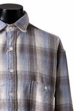 画像をギャラリービューアに読み込む, FULLCOUNT x N/07 exclusive Original Check Flannel Shirt (Blue)