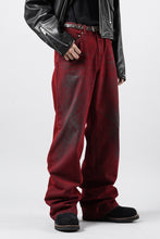 画像をギャラリービューアに読み込む, LITTLEBIG Flocked Denim Pants (RED)