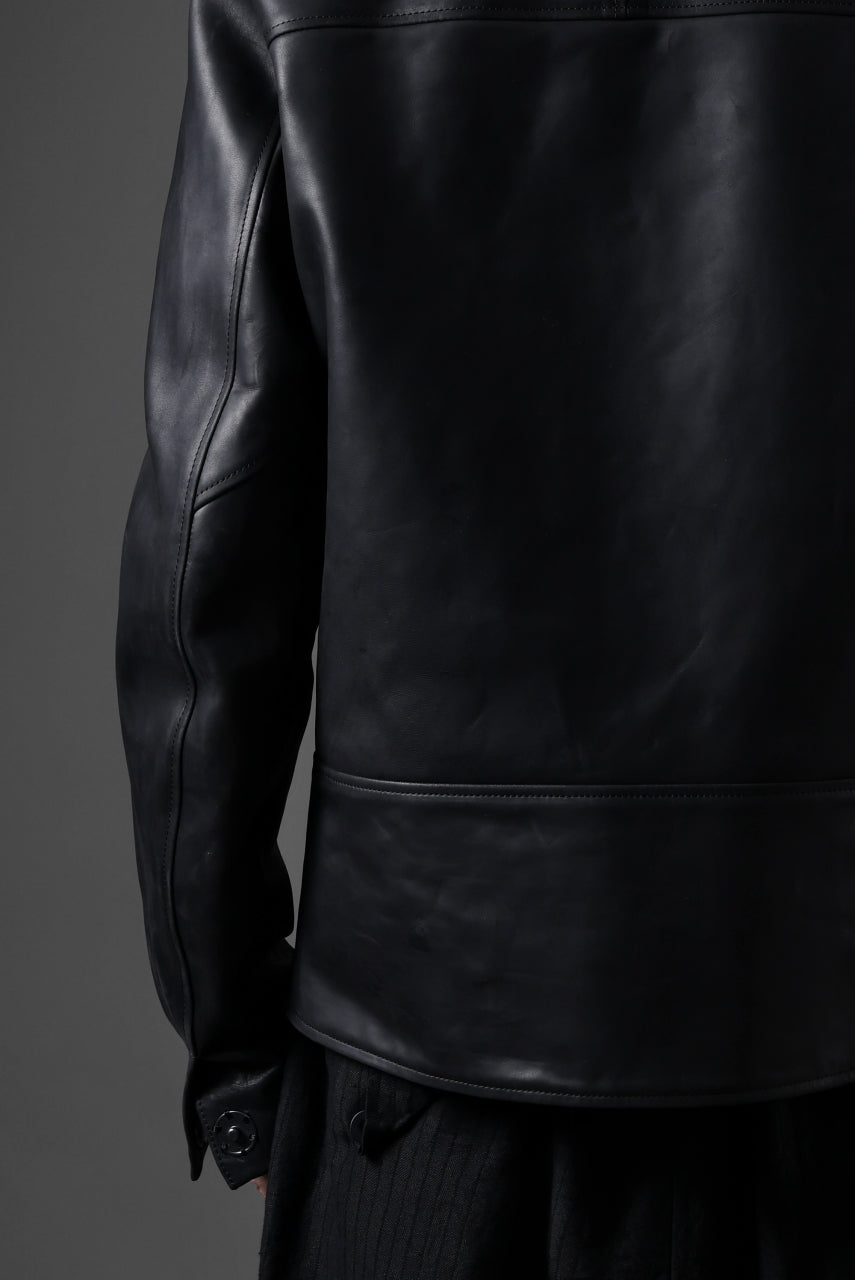 ierib exclusive Lukas Jacket / Horse Nubuck Leather (BLACK)