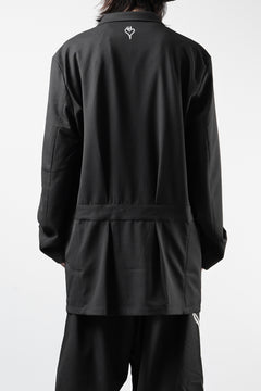 Load image into Gallery viewer, Y-3 Yohji Yamamoto CHITO CITY GRAPHIC WOOL BLAZER (BLACK)