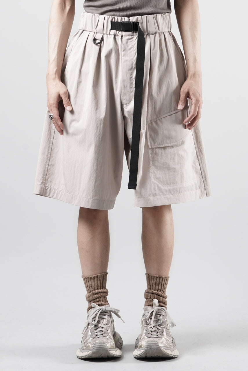画像をギャラリービューアに読み込む, Y-3 Yohji Yamamoto UT WIDE LEG SHORTS (LIGHT BROWN)