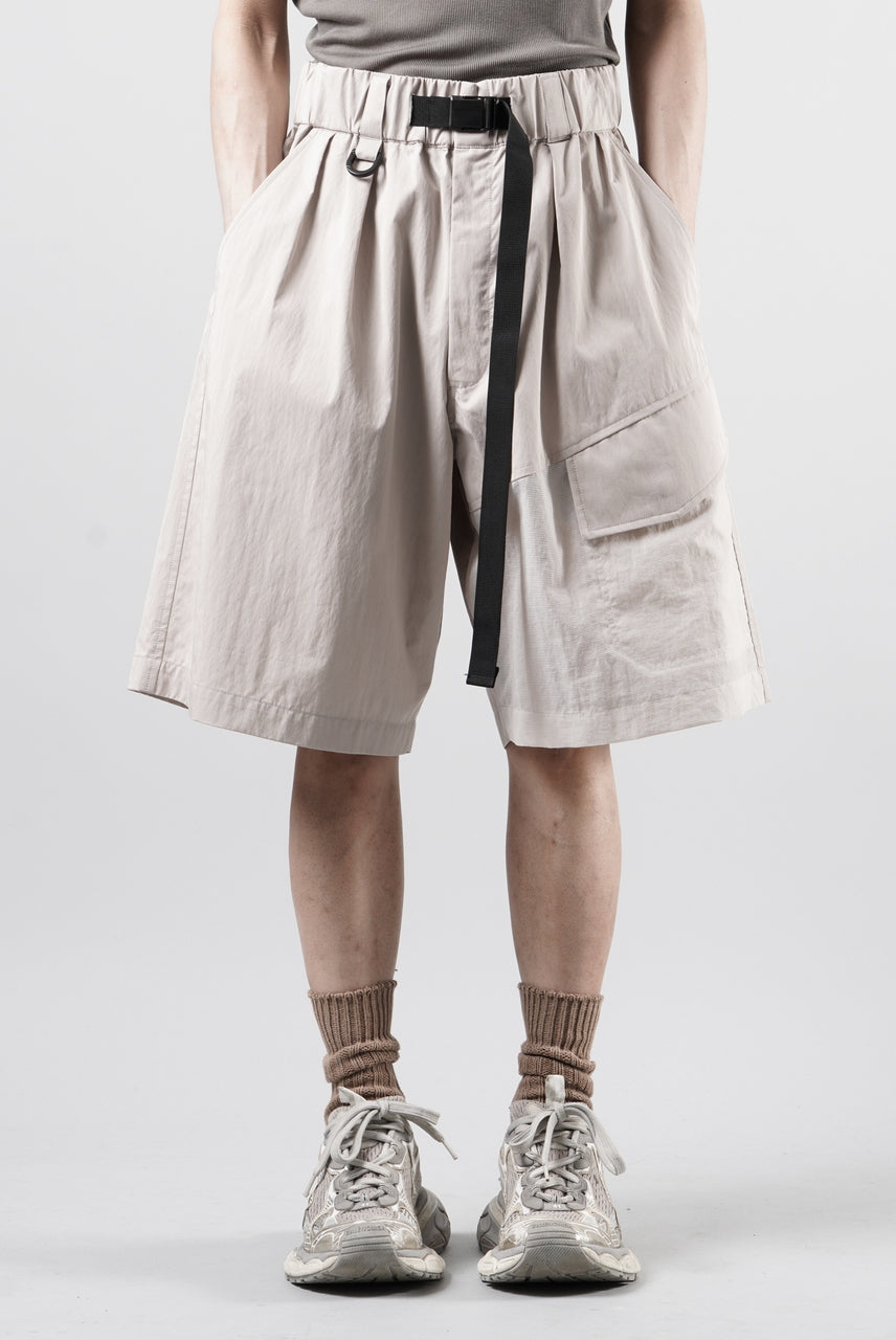 画像をギャラリービューアに読み込む, Y-3 Yohji Yamamoto UT WIDE LEG SHORTS (LIGHT BROWN)