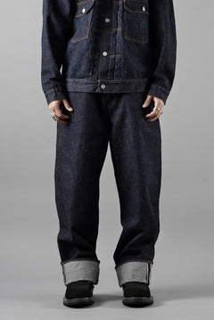 画像をギャラリービューアに読み込む, FULLCOUNT x POP TRADING COMPANY Drs Denim Pants / 13.7oz Zimbabwe Selvedge Denim (INDIGO BLUE)