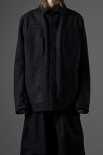 画像をギャラリービューアに読み込む, OPPOSE DUALITY 6 POCKET PANEL WORK JACKET / MELTON WOOL (BLACK)