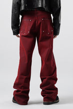 画像をギャラリービューアに読み込む, LITTLEBIG Flocked Denim Pants (RED)