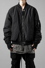 画像をギャラリービューアに読み込む, thom/krom MA-1 BOMBER JACKET / WARM PADDED (BLACK)