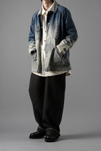 画像をギャラリービューアに読み込む, FULLCOUNT x N/07 exclusive COVER ALL JACKET / 10.5oz Zimbabwe Denim (INDIGO BLUE / EFFECTED)