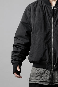 画像をギャラリービューアに読み込む, thom/krom MA-1 BOMBER JACKET / WARM PADDED (BLACK)