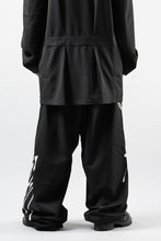 Load image into Gallery viewer, Y-3 Yohji Yamamoto CHITO GRAPHIC WIDE WOOL PANTS (BLACK)