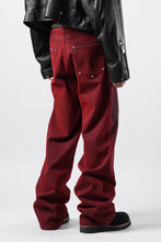 画像をギャラリービューアに読み込む, LITTLEBIG Flocked Denim Pants (RED)