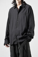 画像をギャラリービューアに読み込む, Professor.E EMBROIDERED SHIRT (BLACK)