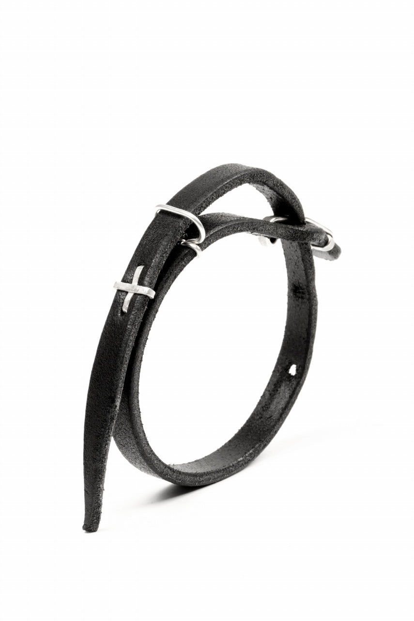 画像をギャラリービューアに読み込む, m.a+ extra thin bracelet / A-F0LA1 / GR 3.0 (BLACK)