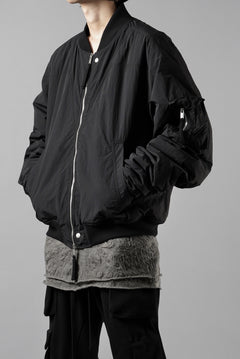 画像をギャラリービューアに読み込む, thom/krom MA-1 BOMBER JACKET / WARM PADDED (BLACK)