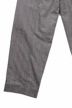 画像をギャラリービューアに読み込む, Hannibal. Wide Pleated Trousers / Homer 222. (GREY MARBLE)