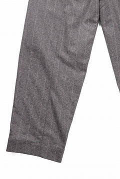 画像をギャラリービューアに読み込む, Hannibal. Wide Pleated Trousers / Homer 222. (GREY MARBLE)
