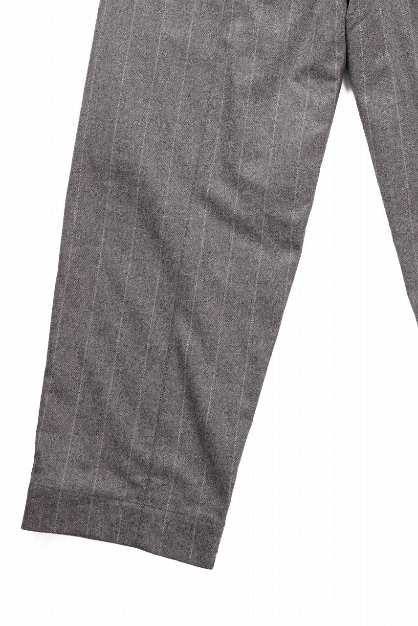 画像をギャラリービューアに読み込む, Hannibal. Wide Pleated Trousers / Homer 222. (GREY MARBLE)
