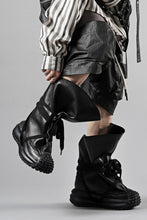 画像をギャラリービューアに読み込む, beauty : beast x MAGARIMONO x LOOM exclusive LEATHER SACK BOOTS (BLACK)
